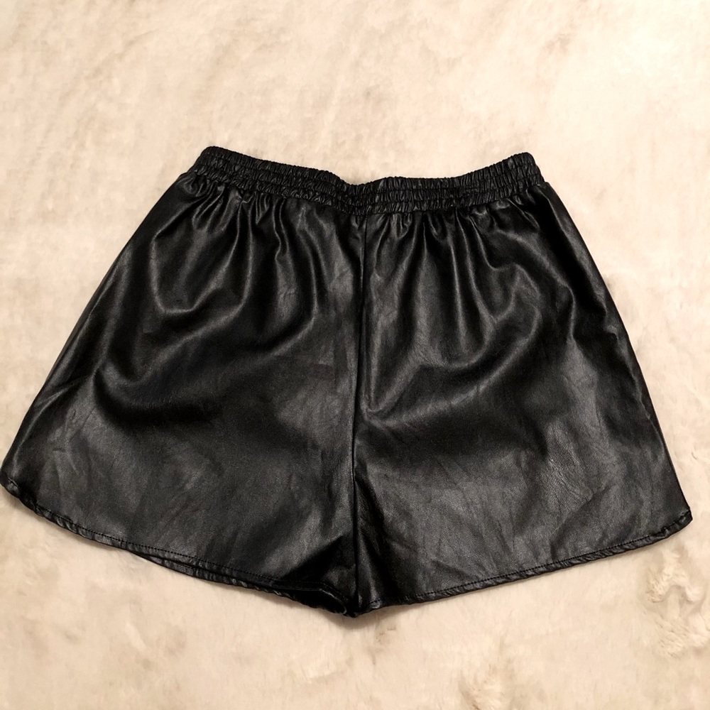 Glam Women’s Leather Shorts - Picture 3 of 3